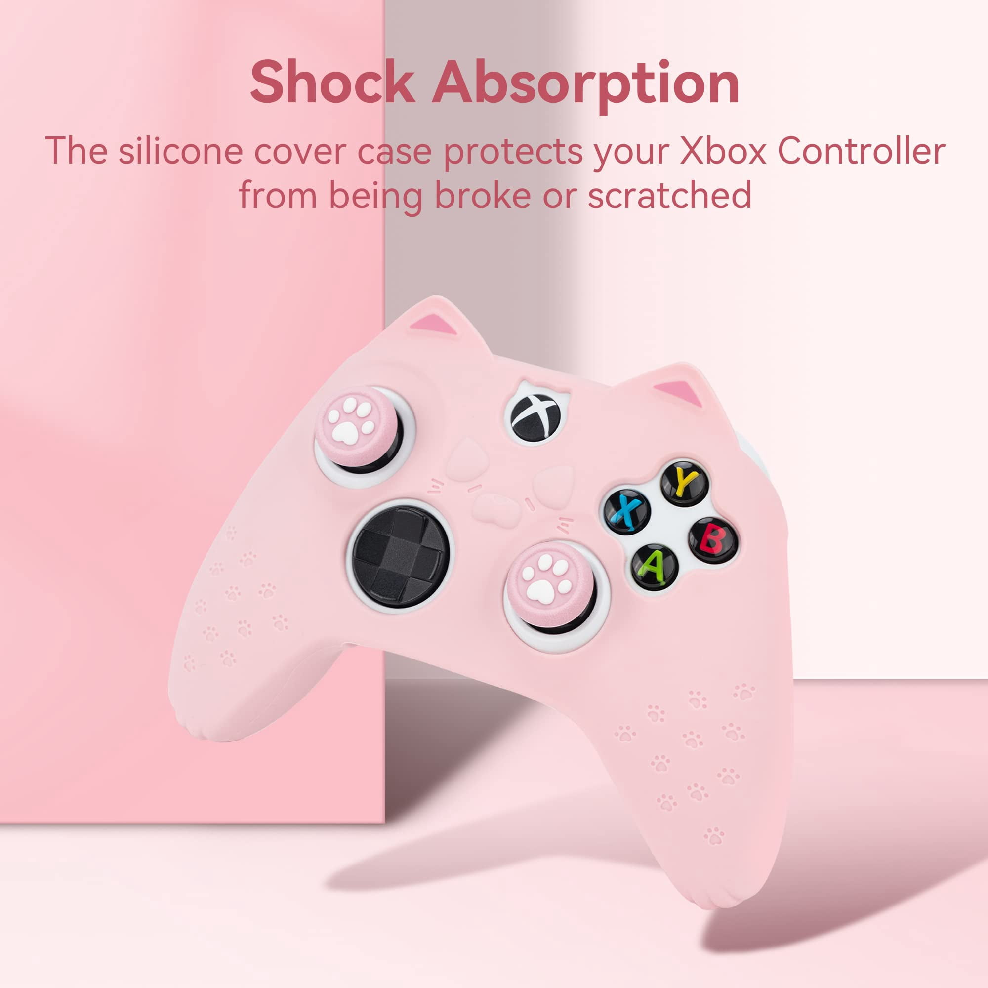 GeekShare Protective Case for Xbox Series X Controller Grips Set Silicone