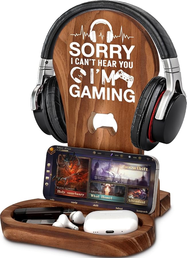 Gamer Gifts for Men Teenage Boys Birthday Christmas Gaming Headset Stand